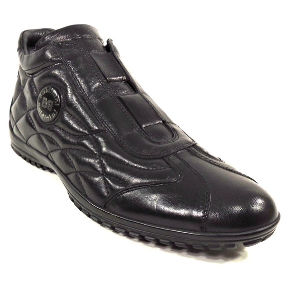 Baldinini?? Men\'s Black Leather Winter Sneakers main image 6